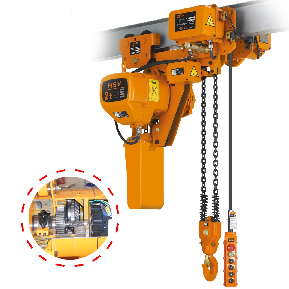 Low Headroom Electric Chain Hoist 05ton 10ton Crealifting 0702